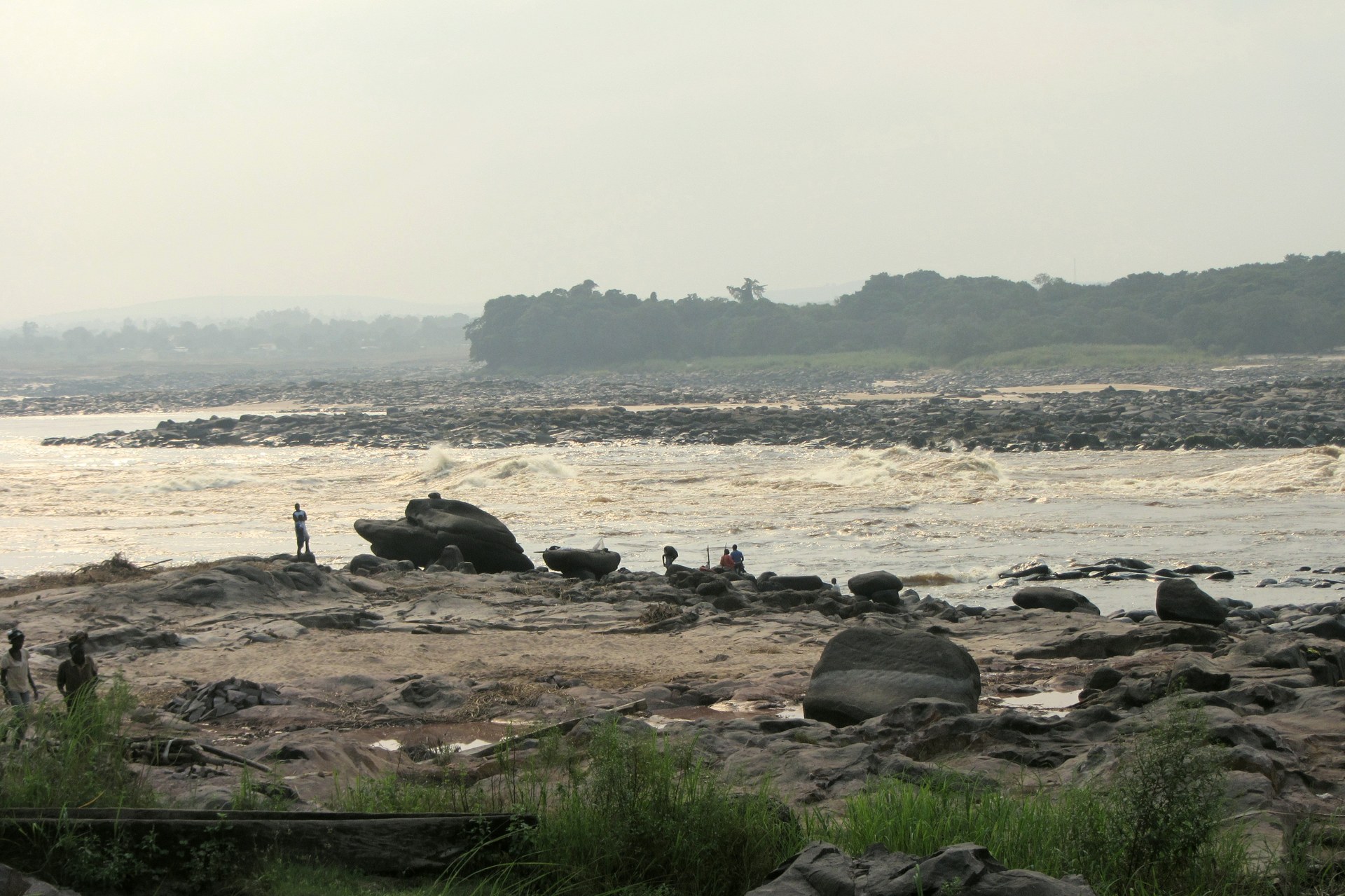Le fleuve Congo à Kinshasa
