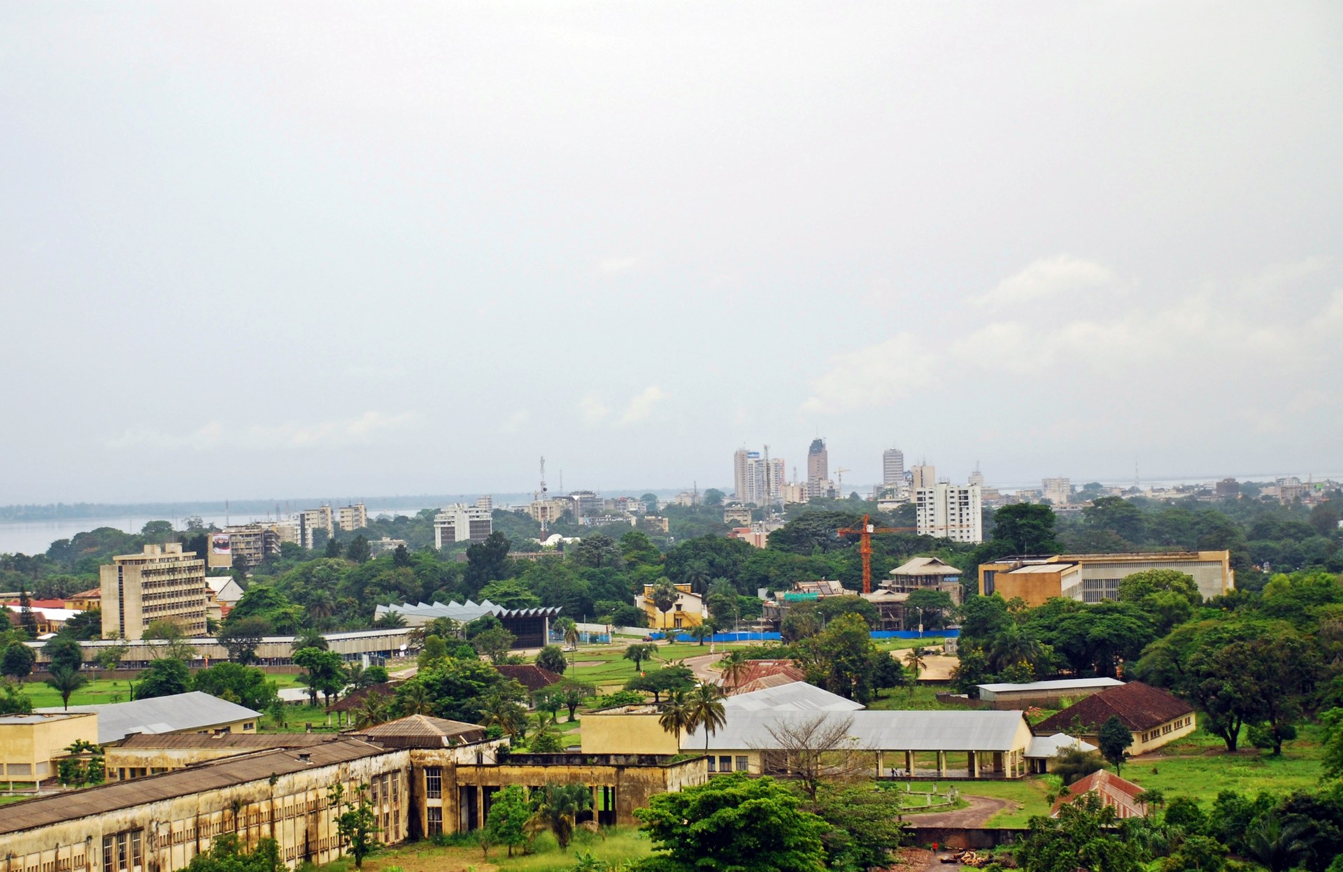 Panorama de Kinshasa, photographie d’archive